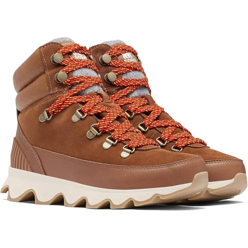 Sorel Kinetic Breakthru Conquest Women 8 Velvet Tan Waterproof Boot NL3768-242